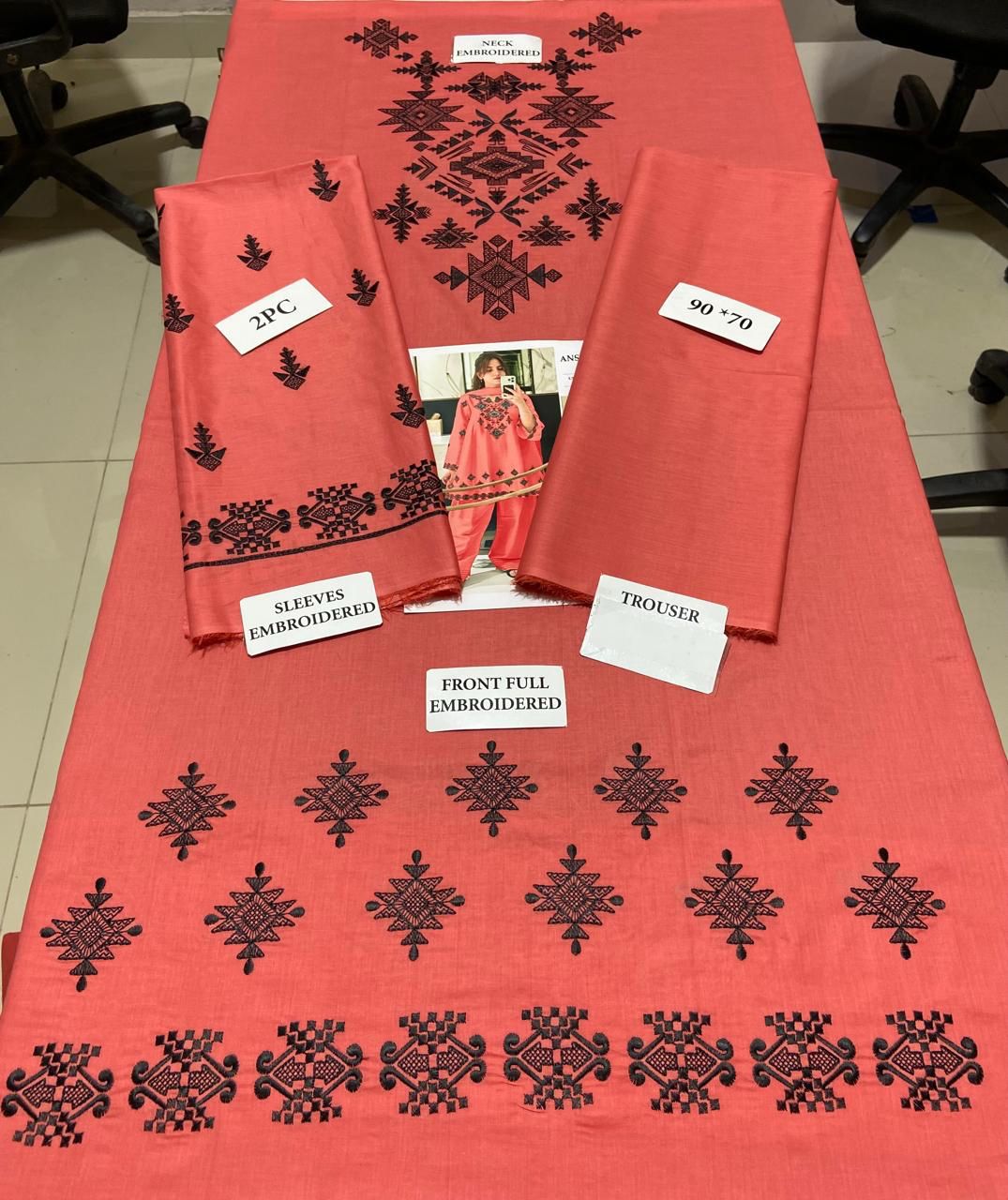 Elegant & Affordable – Embroidered Premium Lawn 2-Piece