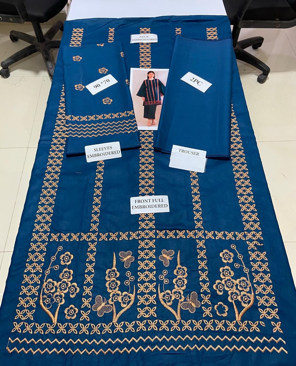 Elegant & Affordable – Embroidered Premium Lawn 2-Piece
