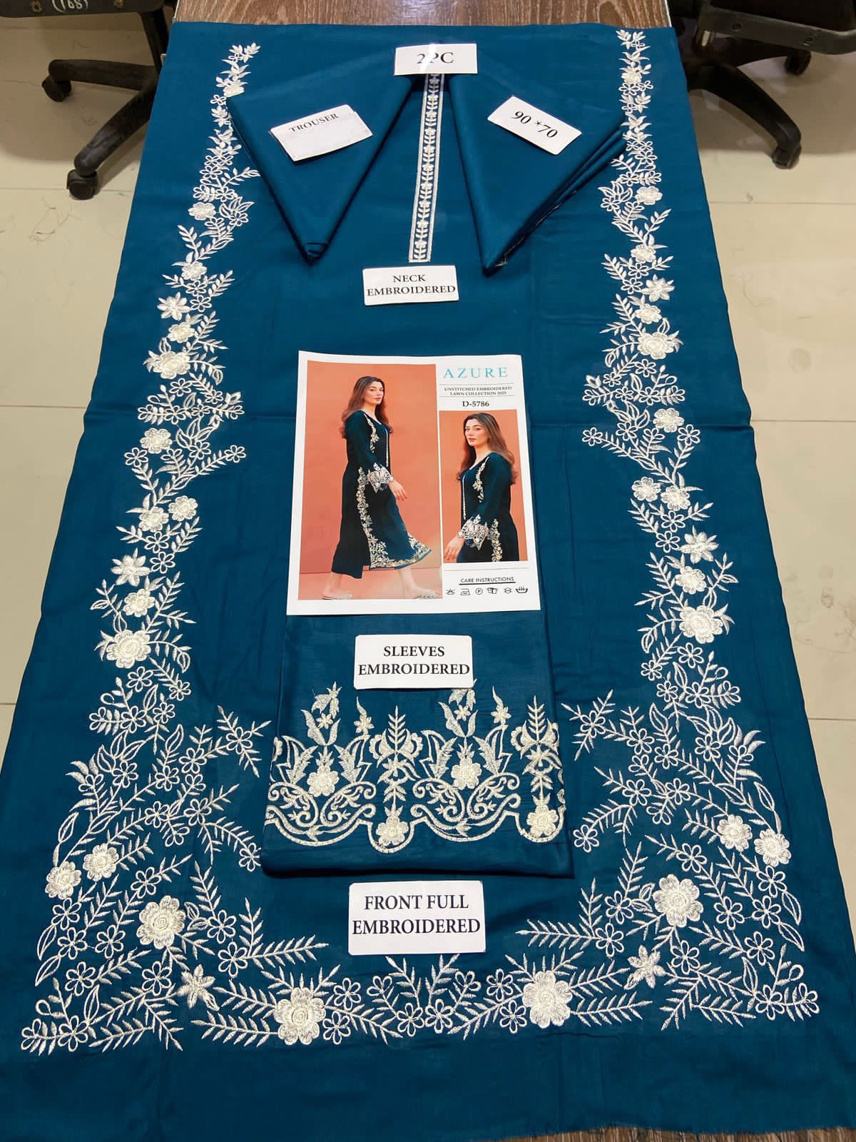 Elegant & Affordable – Embroidered Premium Lawn 2-Piece