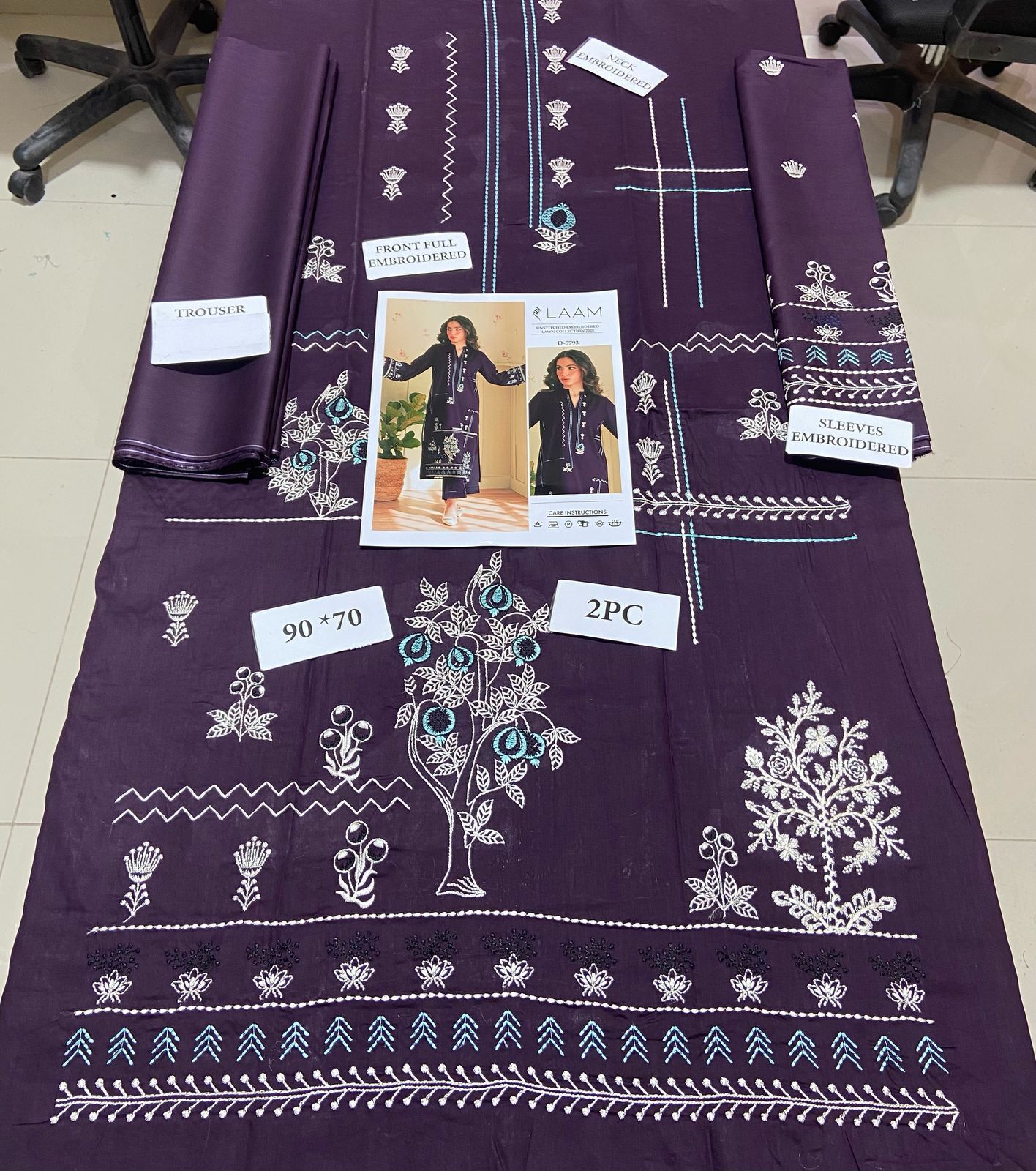 Elegant & Affordable – Embroidered Premium Lawn 2-Piece