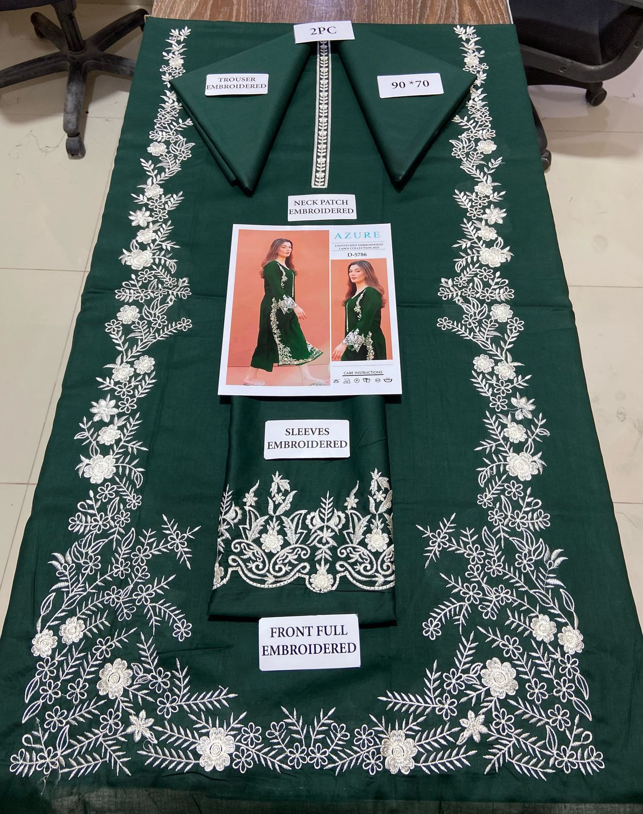 Elegant & Affordable – Embroidered Premium Lawn 2-Piece