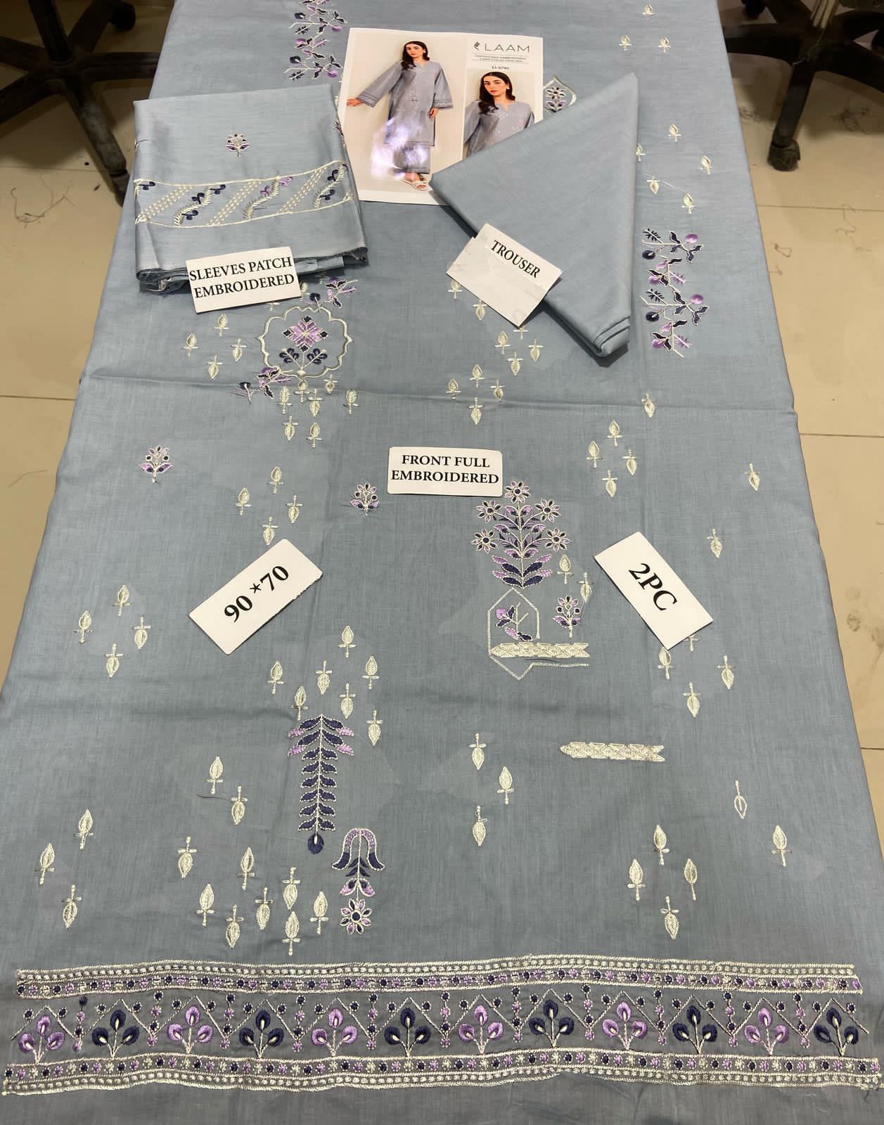 Elegant & Affordable – Embroidered Premium Lawn 2-Piece