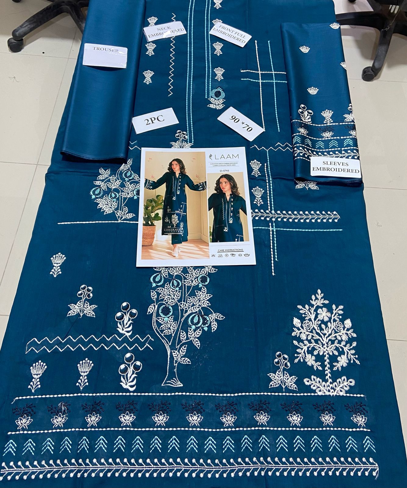 Elegant & Affordable – Embroidered Premium Lawn 2-Piece