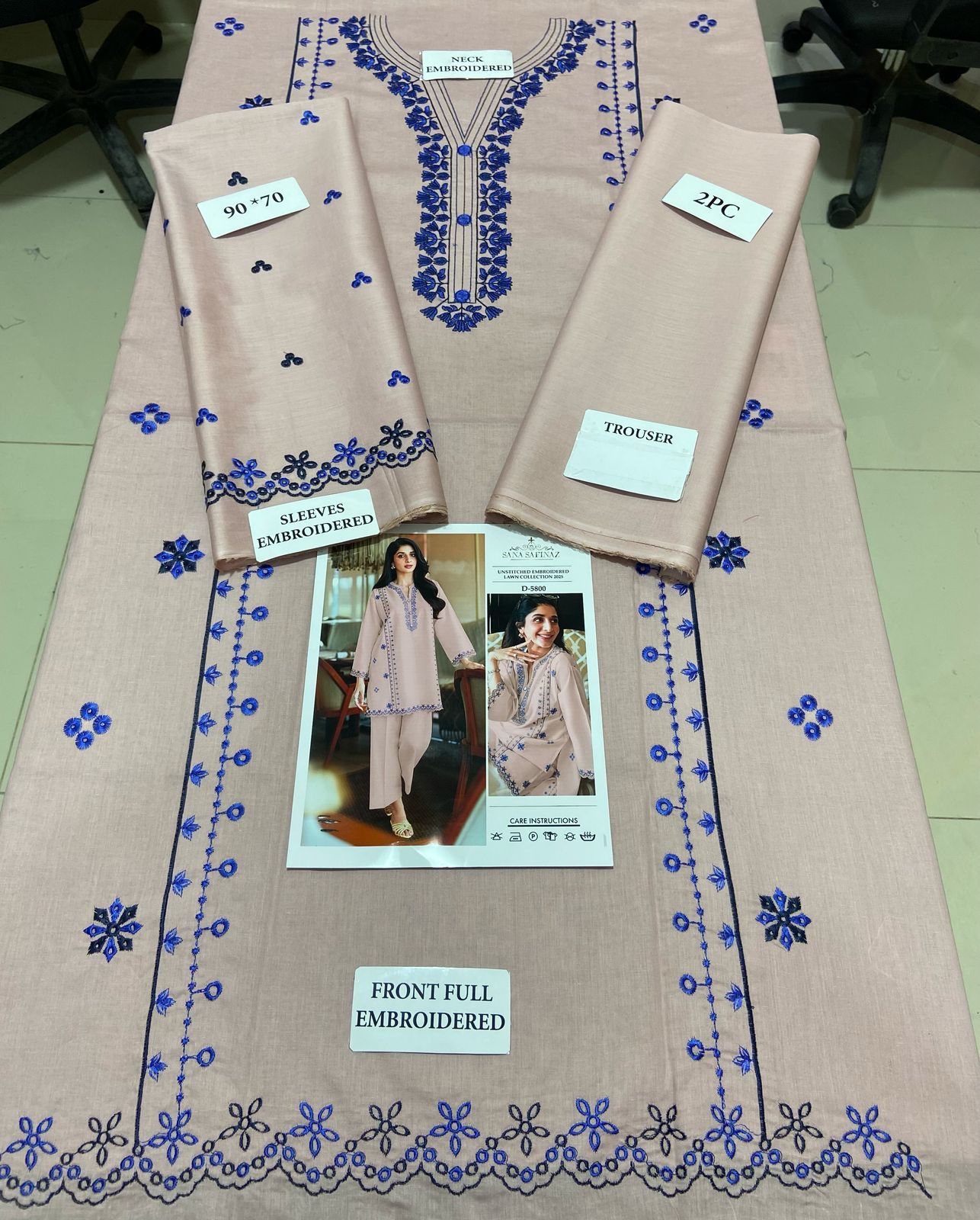 Elegant & Affordable – Embroidered Premium Lawn 2-Piece