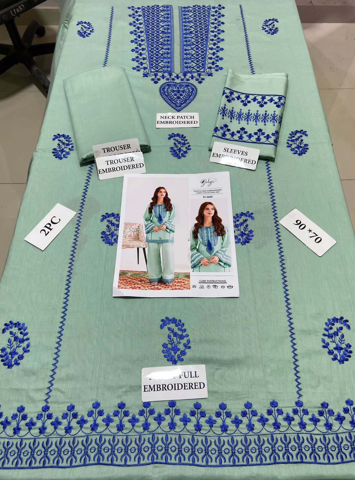 Elegant & Affordable – Embroidered Premium Lawn 2-Piece