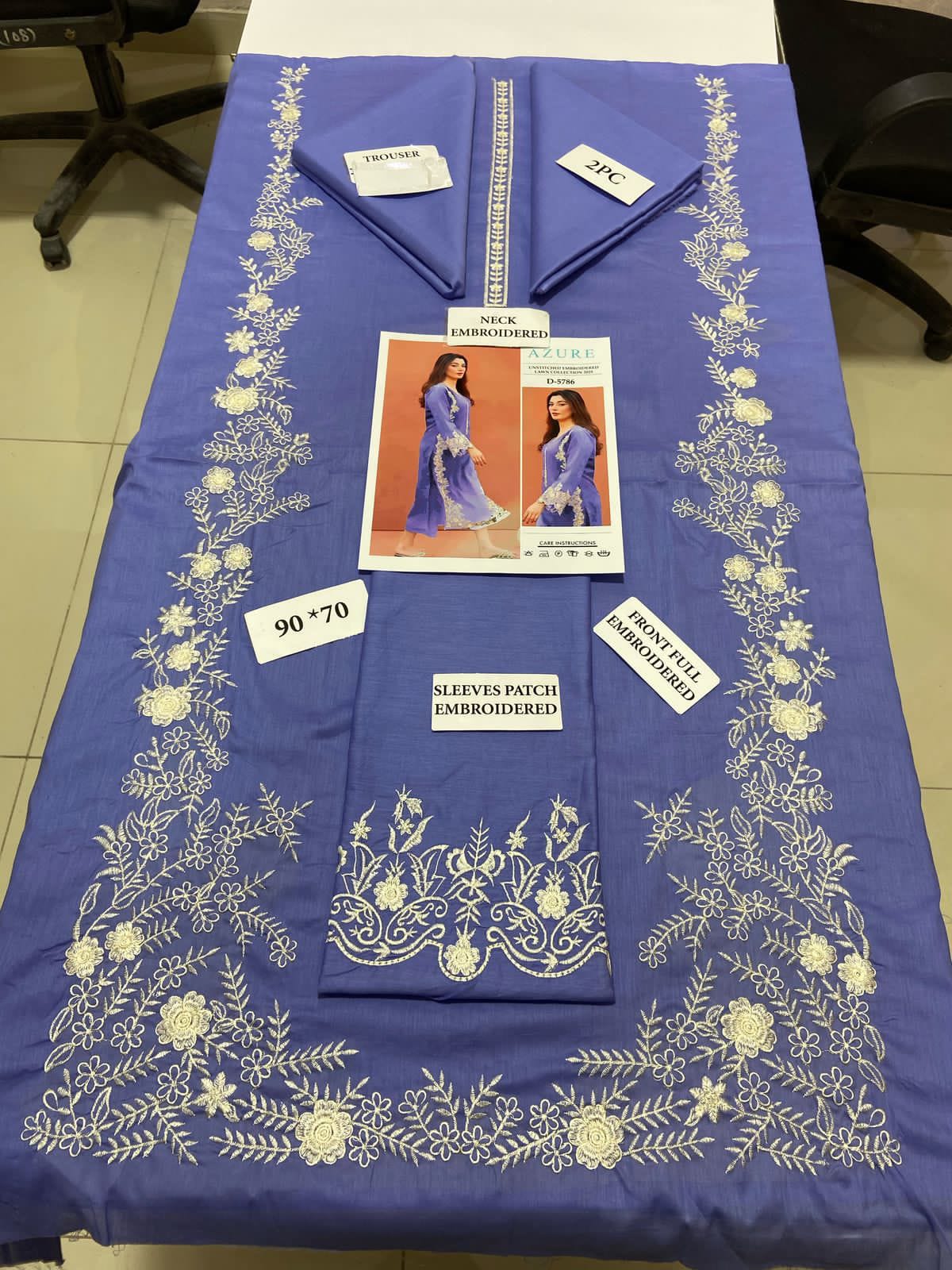 Elegant & Affordable – Embroidered Premium Lawn 2-Piece