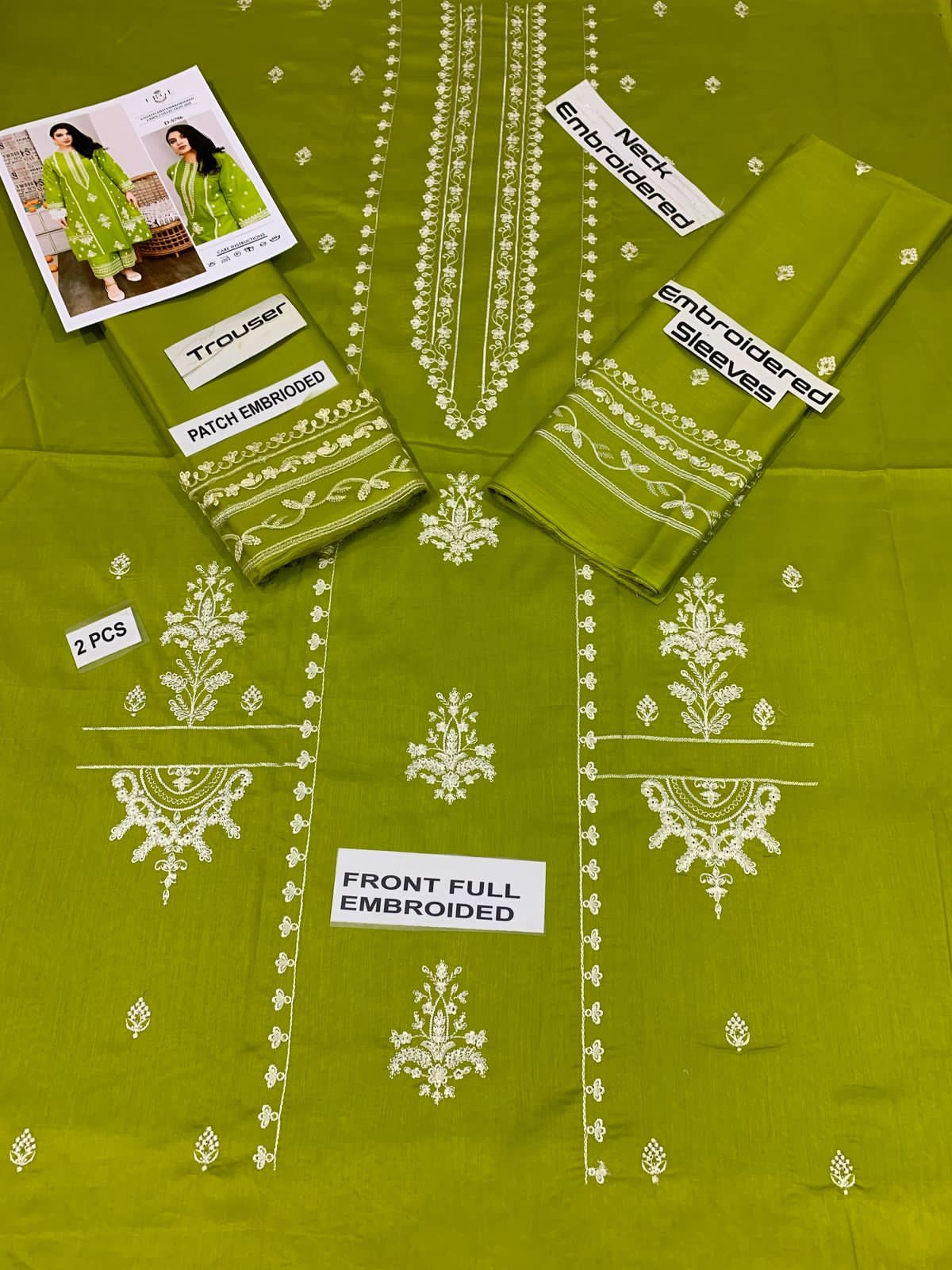 Elegant & Affordable – Embroidered Premium Lawn 2-Piece