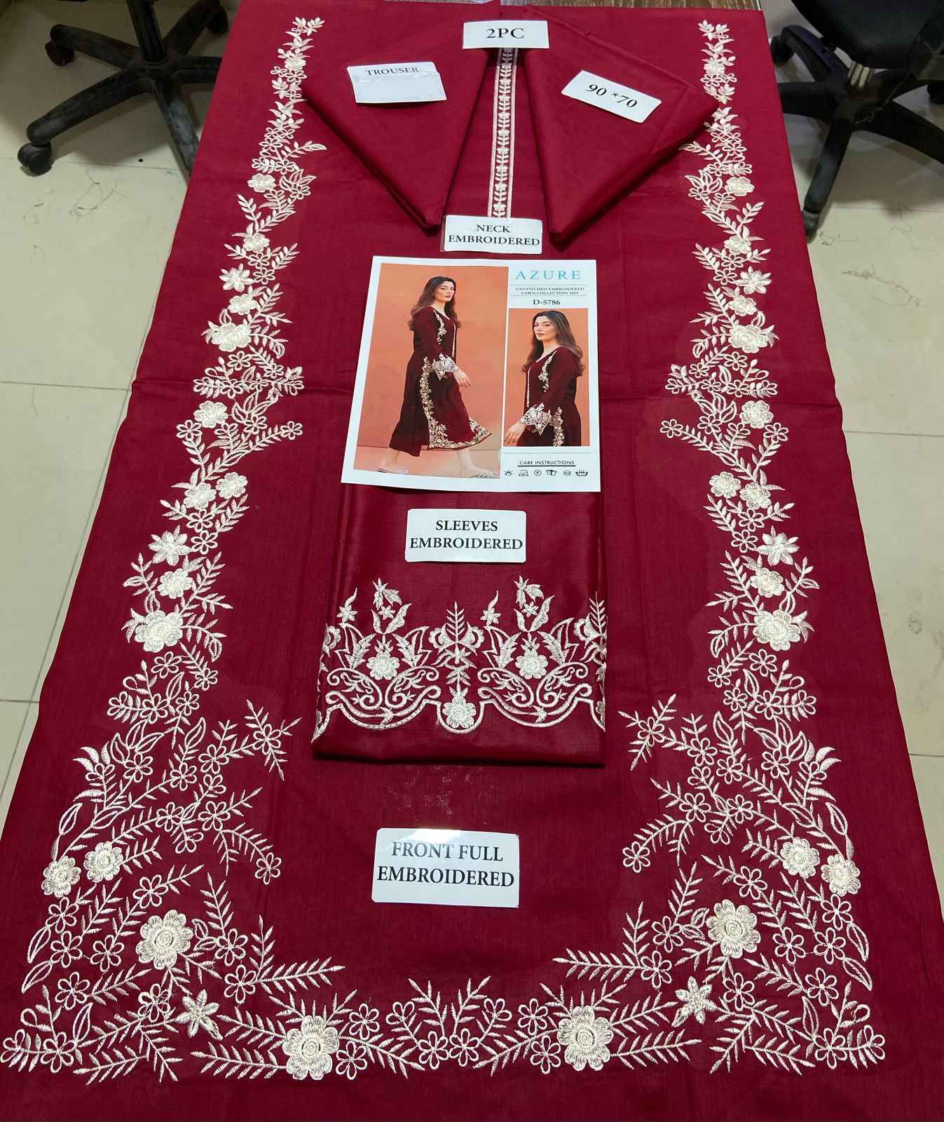 Elegant & Affordable – Embroidered Premium Lawn 2-Piece