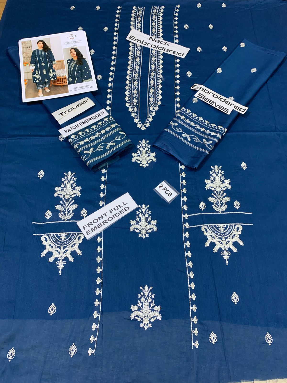 Elegant & Affordable – Embroidered Premium Lawn 2-Piece