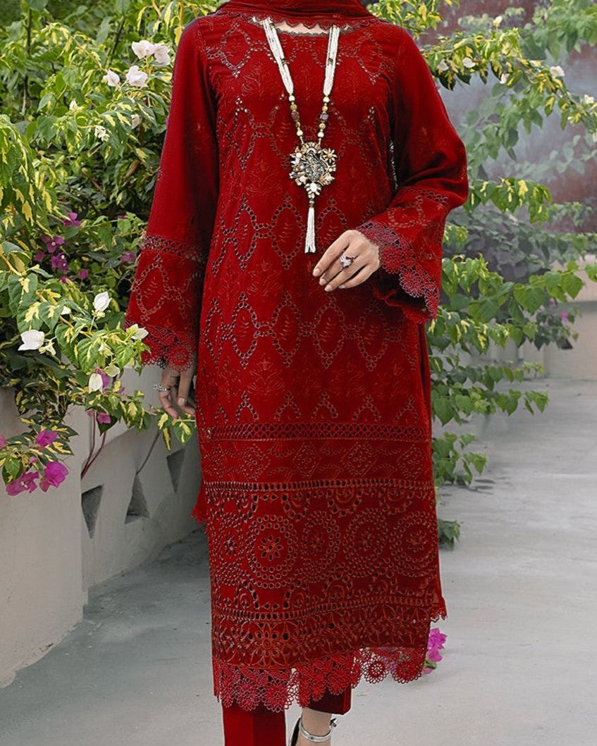 Exquisite Lawn 3-Piece Suit – Elegant Embroidery & Lightweight Comfort