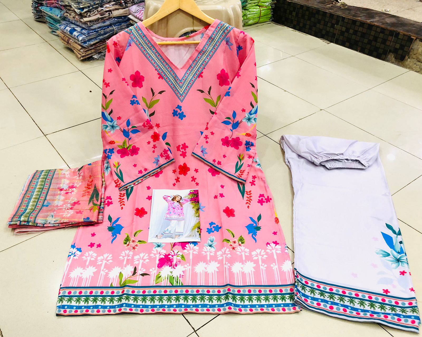 Stitched New Arrival Alert – 3PC Digital Printed Suit
