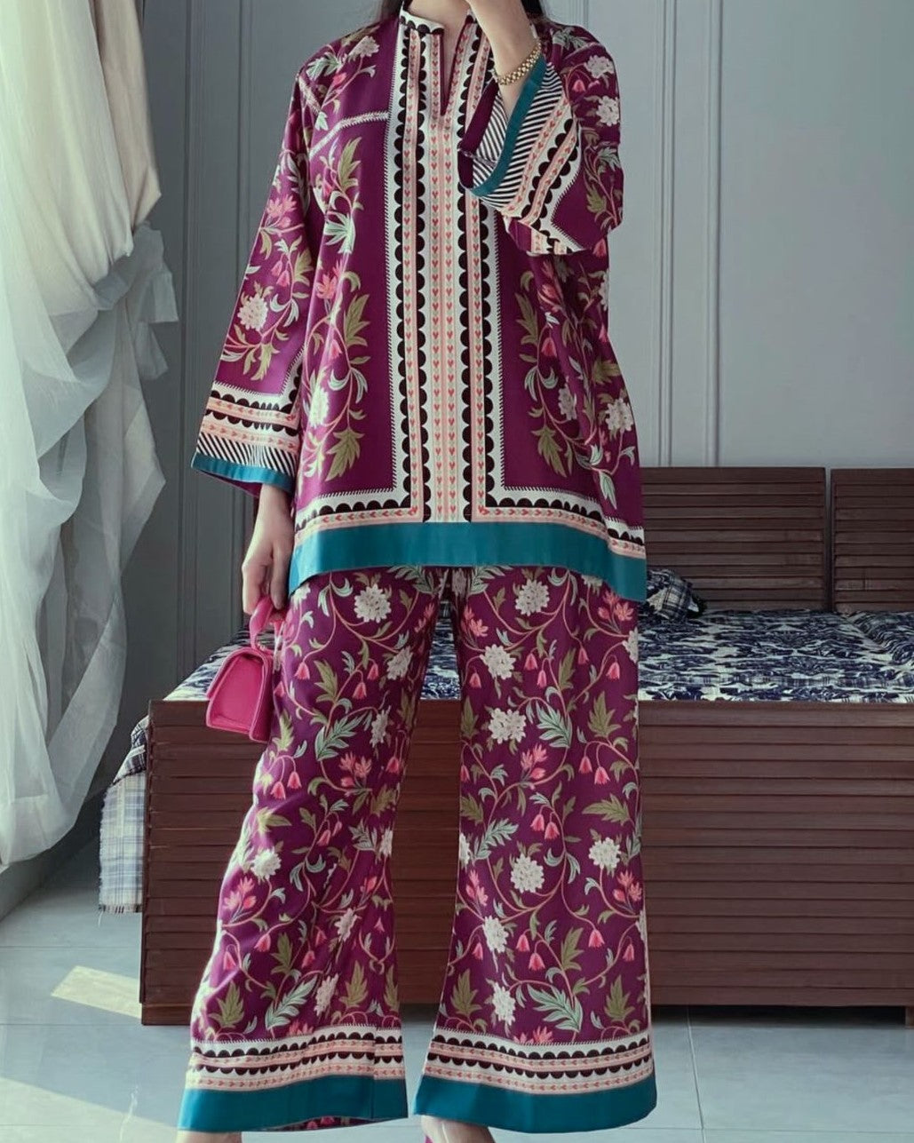 Trending Now – Digital Printed Coord 2PC Set Stitched