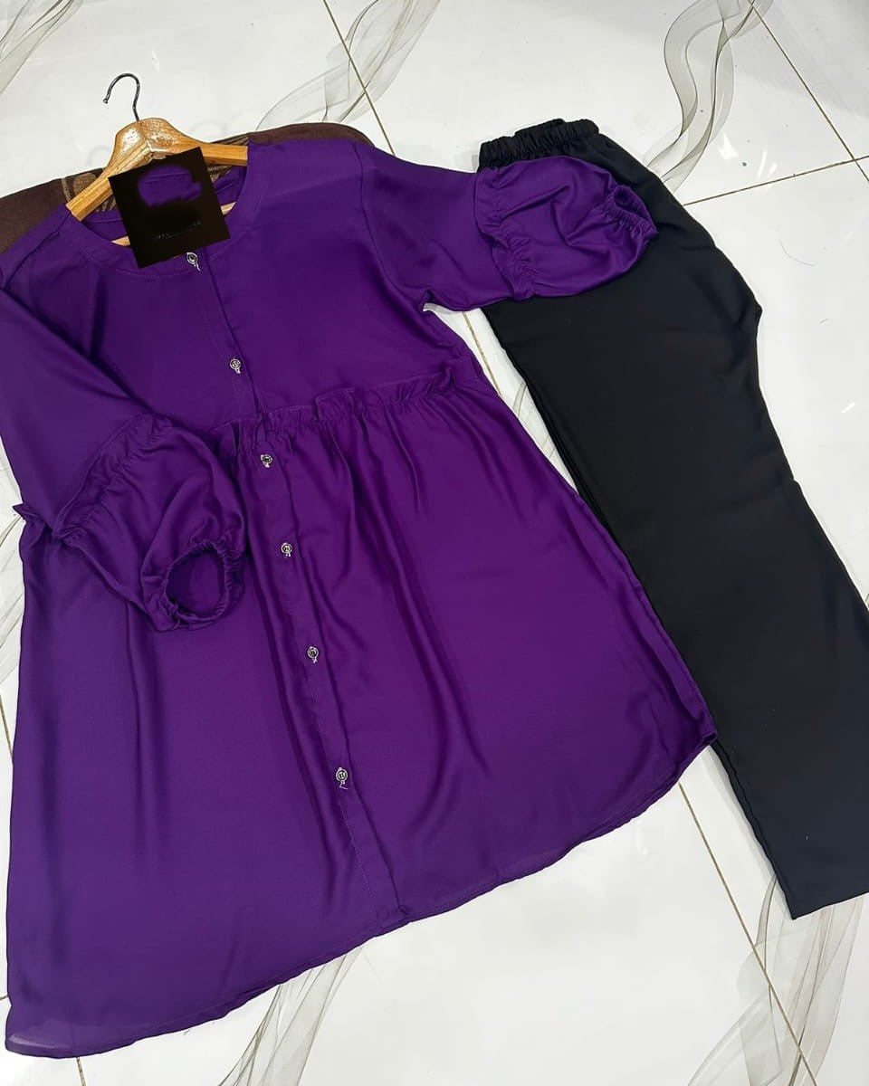 Western Vibes – Georgette 2PC Coord Set Stitched