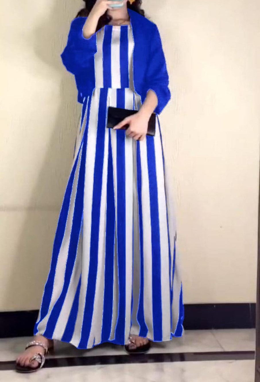 Fresh Restock – Stylish 2PC Coati & Zebra Maxi Set Stitched
