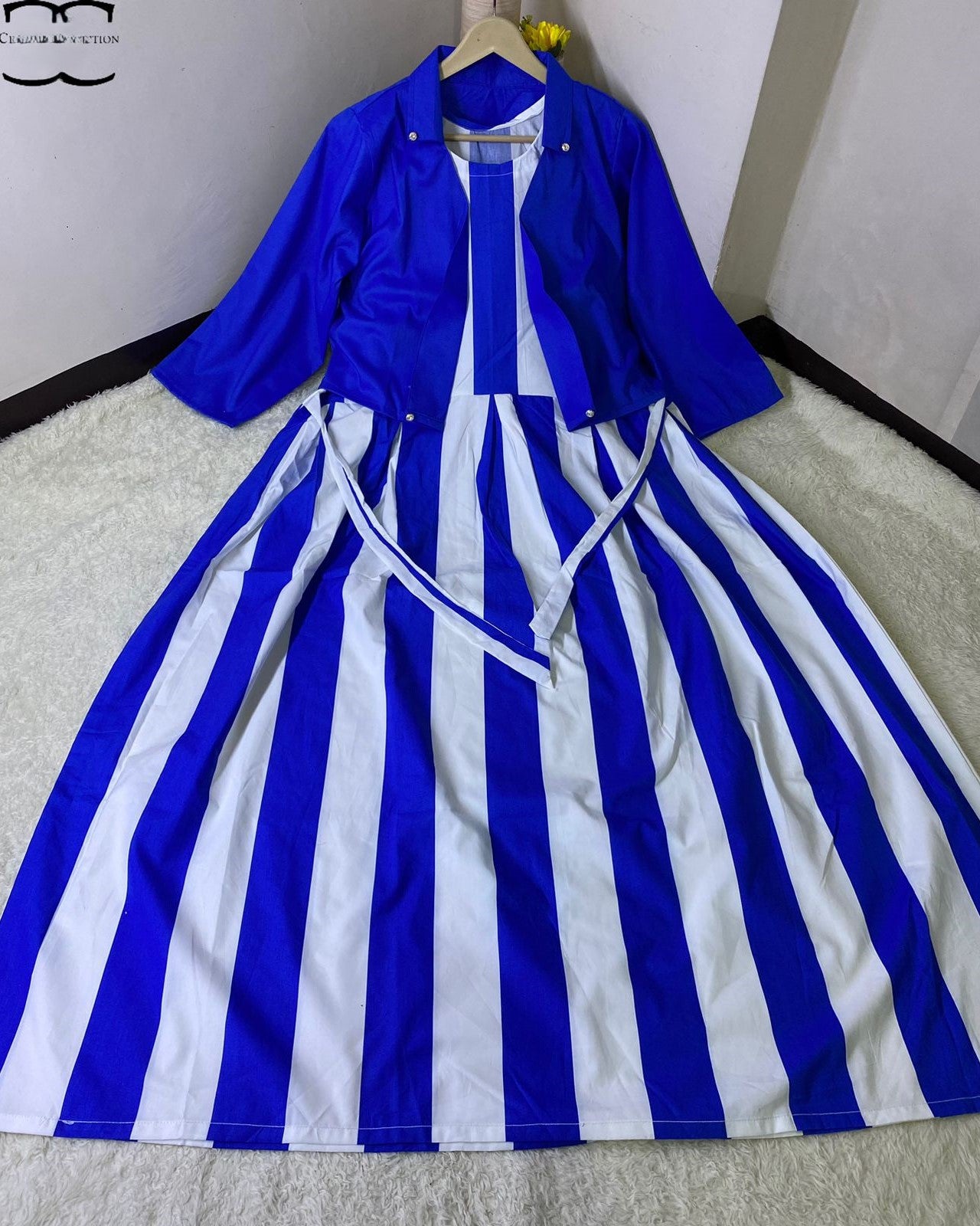 Fresh Restock – Stylish 2PC Coati & Zebra Maxi Set Stitched