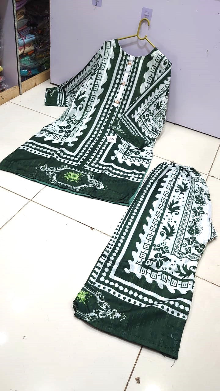 Ready-to-Wear Elegance Premium Swiss Lawn 2PC Suit