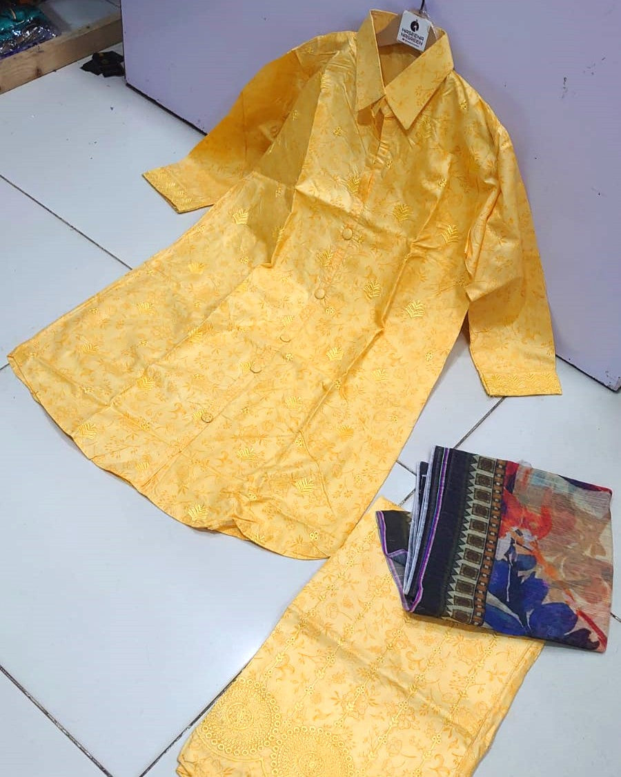 Premium Fancy 3-Piece Collection Stitched