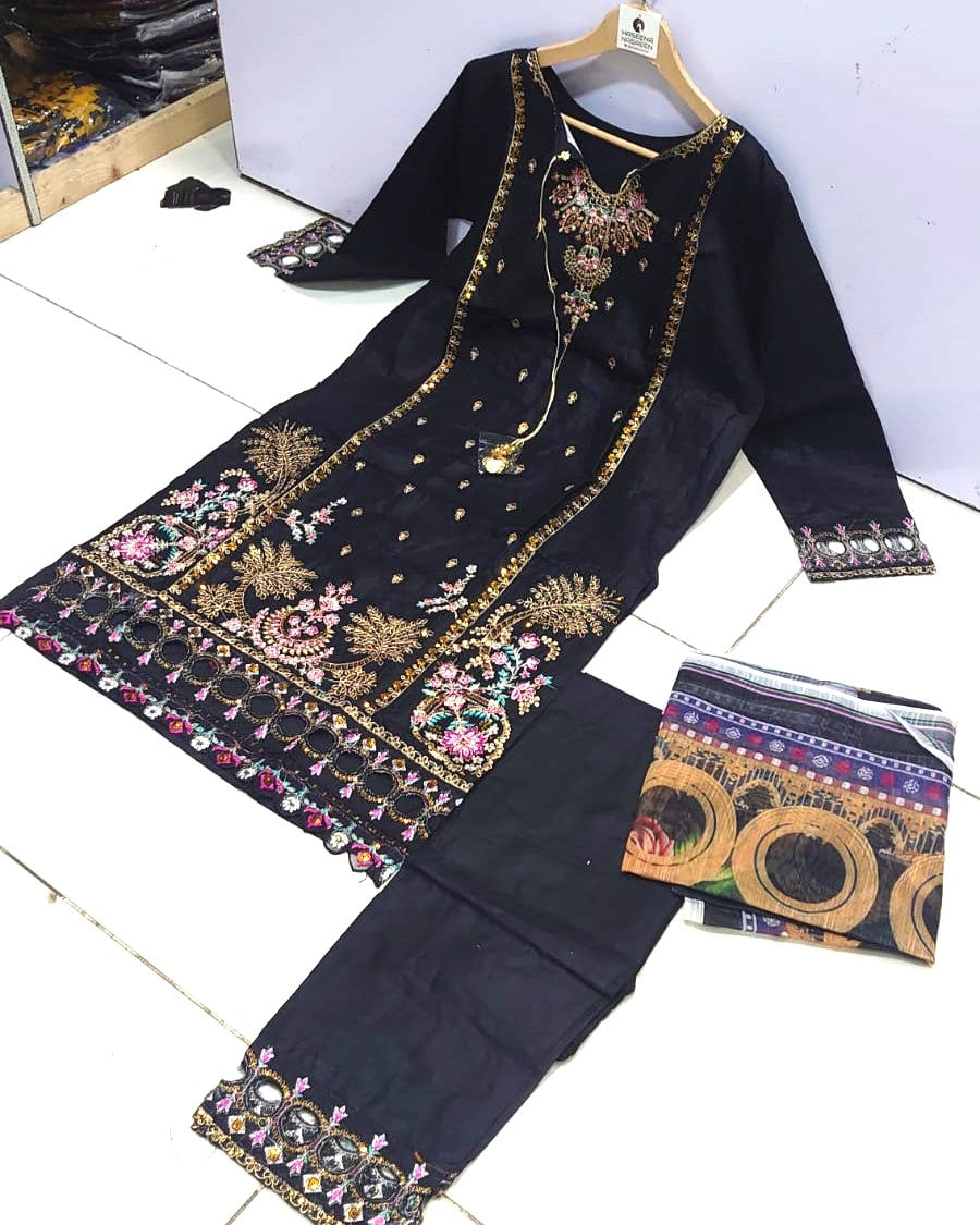 Premium Fancy 3-Piece Collection Stitched