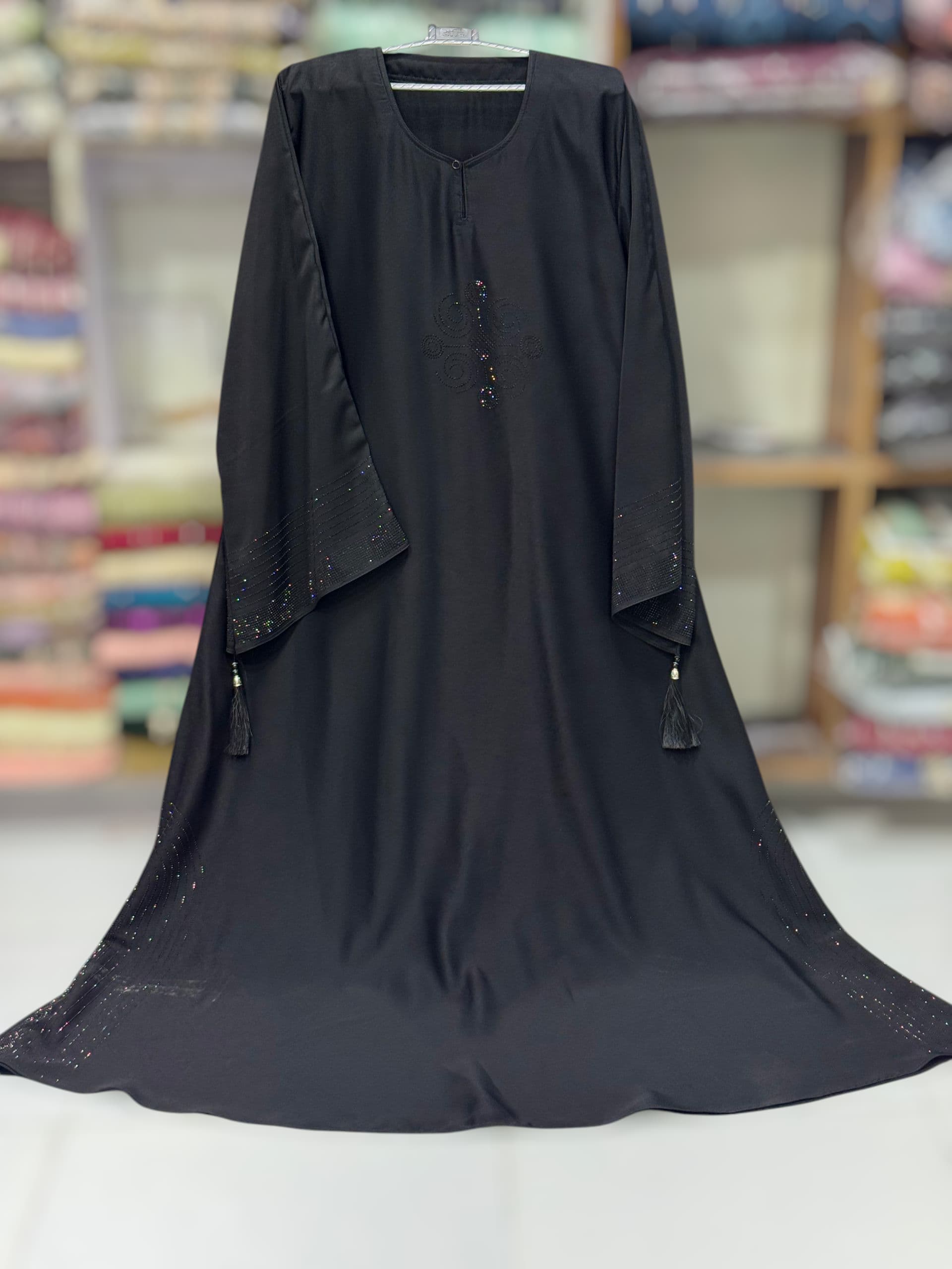 Classic Elegance – Nida Fabric Chawk Style Abaya