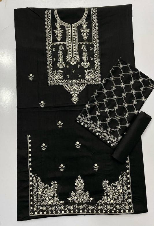 Elegance in Every Stitch 2PC – Summer Lawn Collection 2025