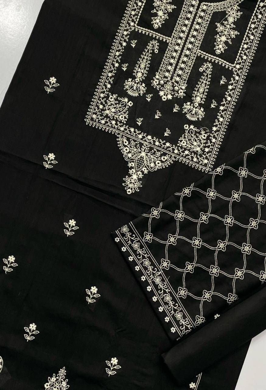 Elegance in Every Stitch 2PC – Summer Lawn Collection 2025