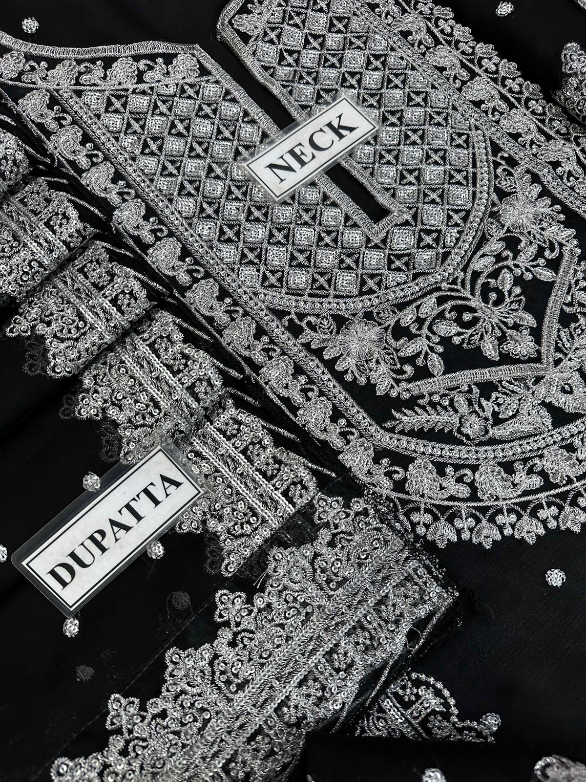 Chandani Glam – Luxury Chiffon 5PC Embroidered Set