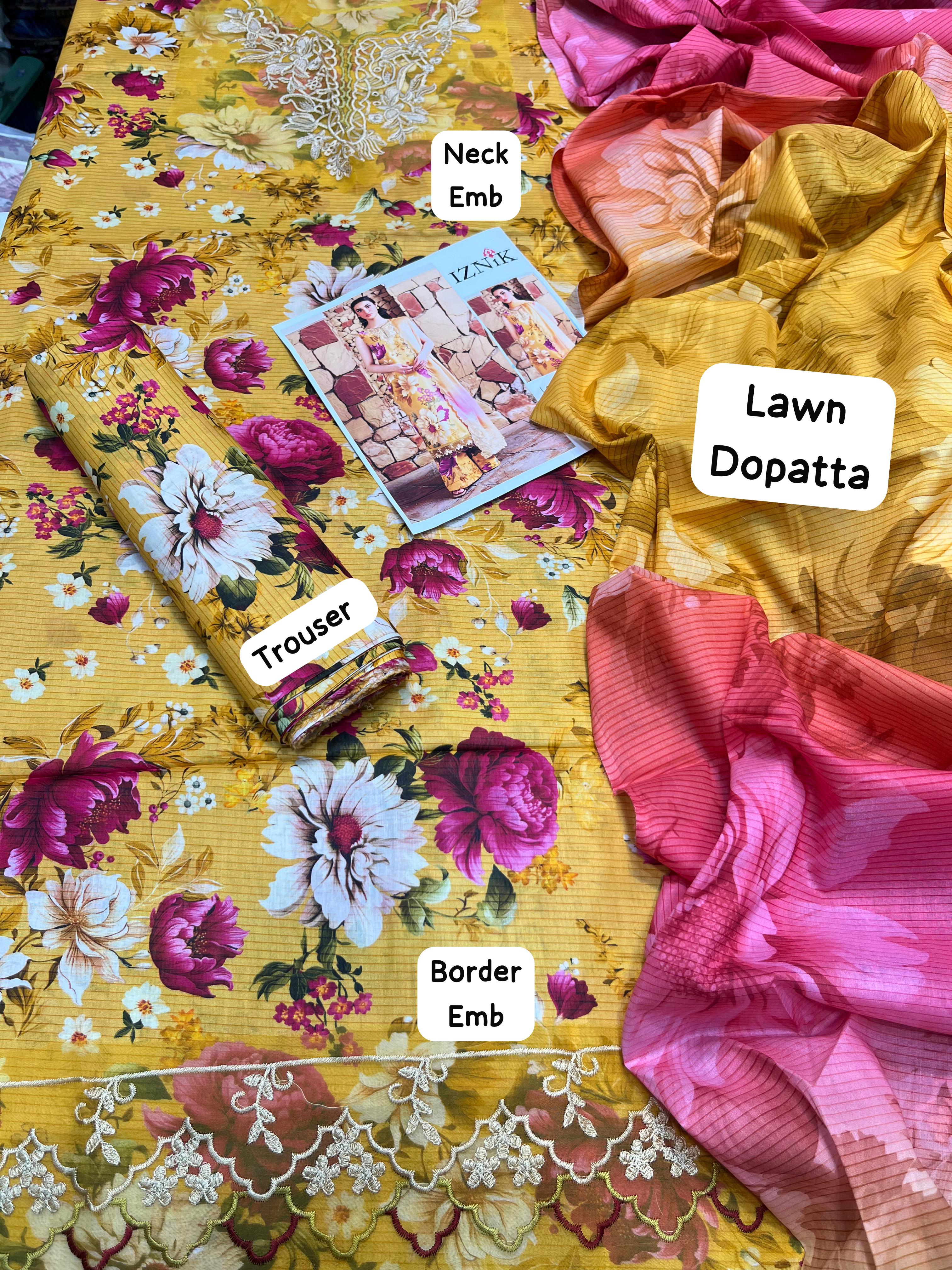 Luxury Vibes – Premium Lawn 3PC Set