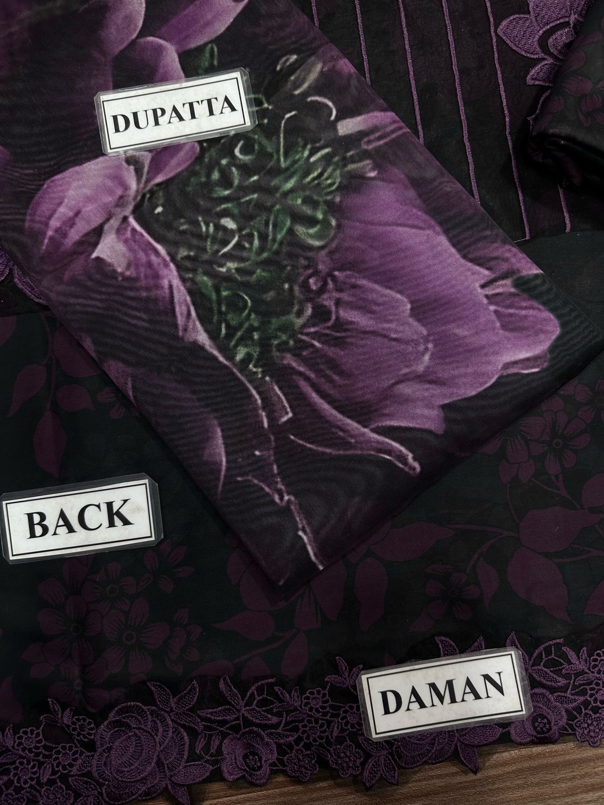 Printed Grace – Premium Lawn & Chiffon 3PC Set
