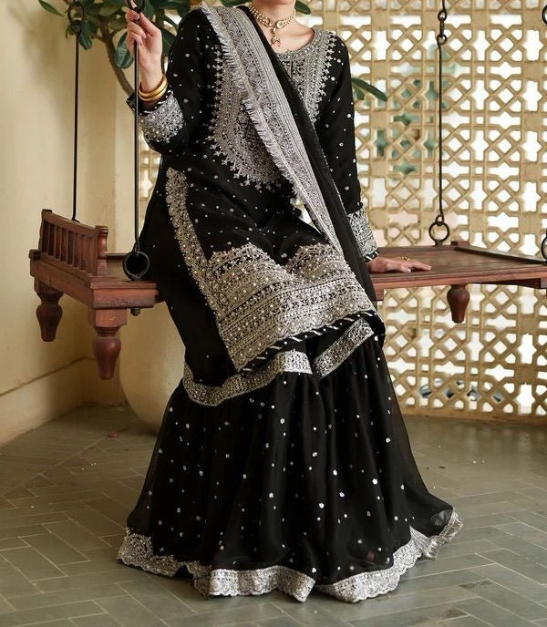 Chandani Glam – Luxury Chiffon 5PC Embroidered Set