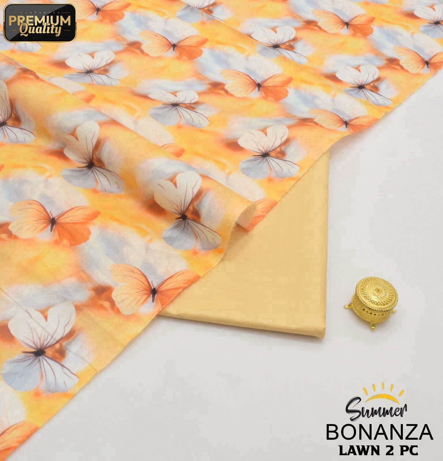 Summer Glow 2PC Digital Lawn Collection 2025
