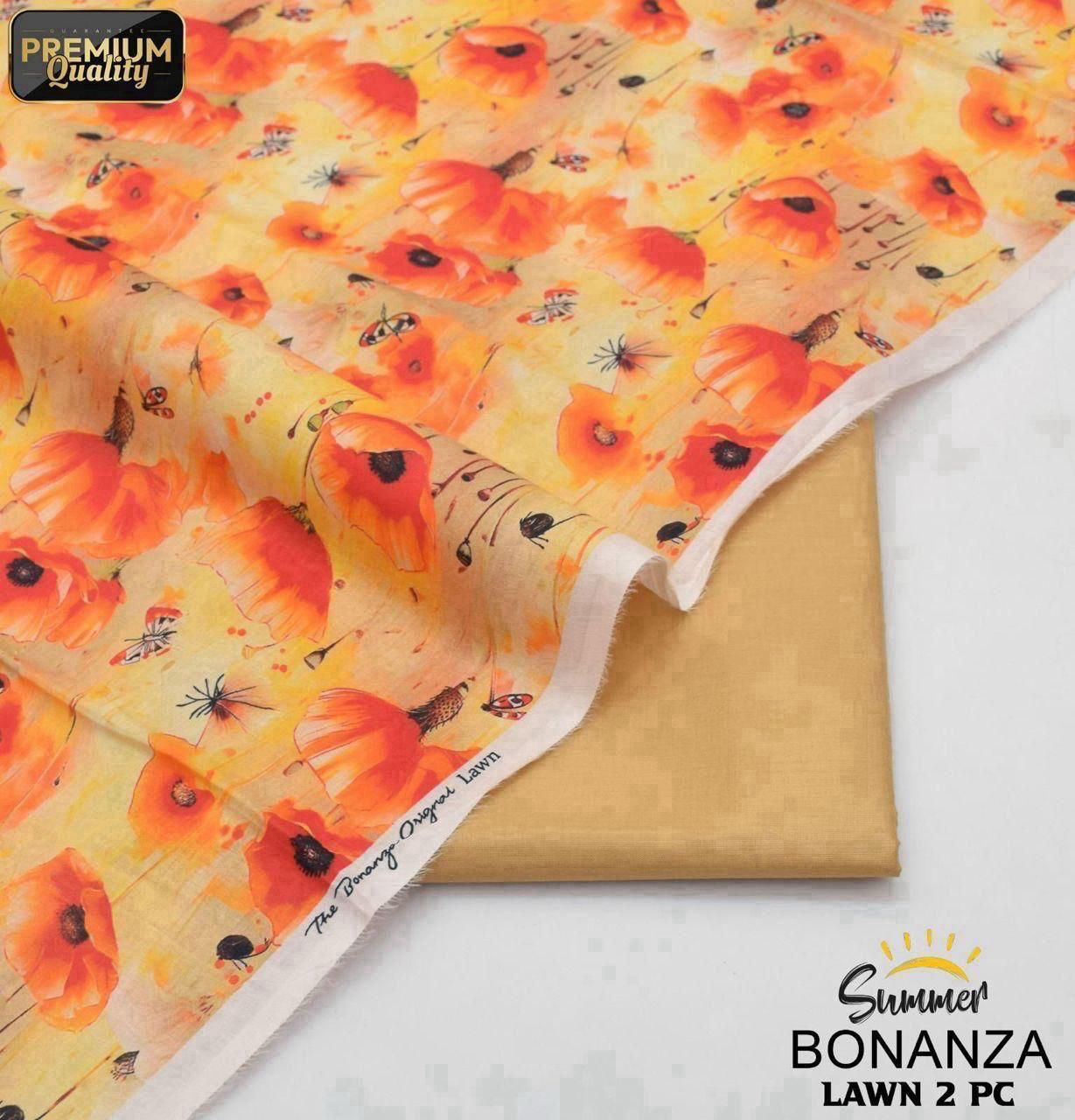Summer Glow 2PC Digital Lawn Collection 2025