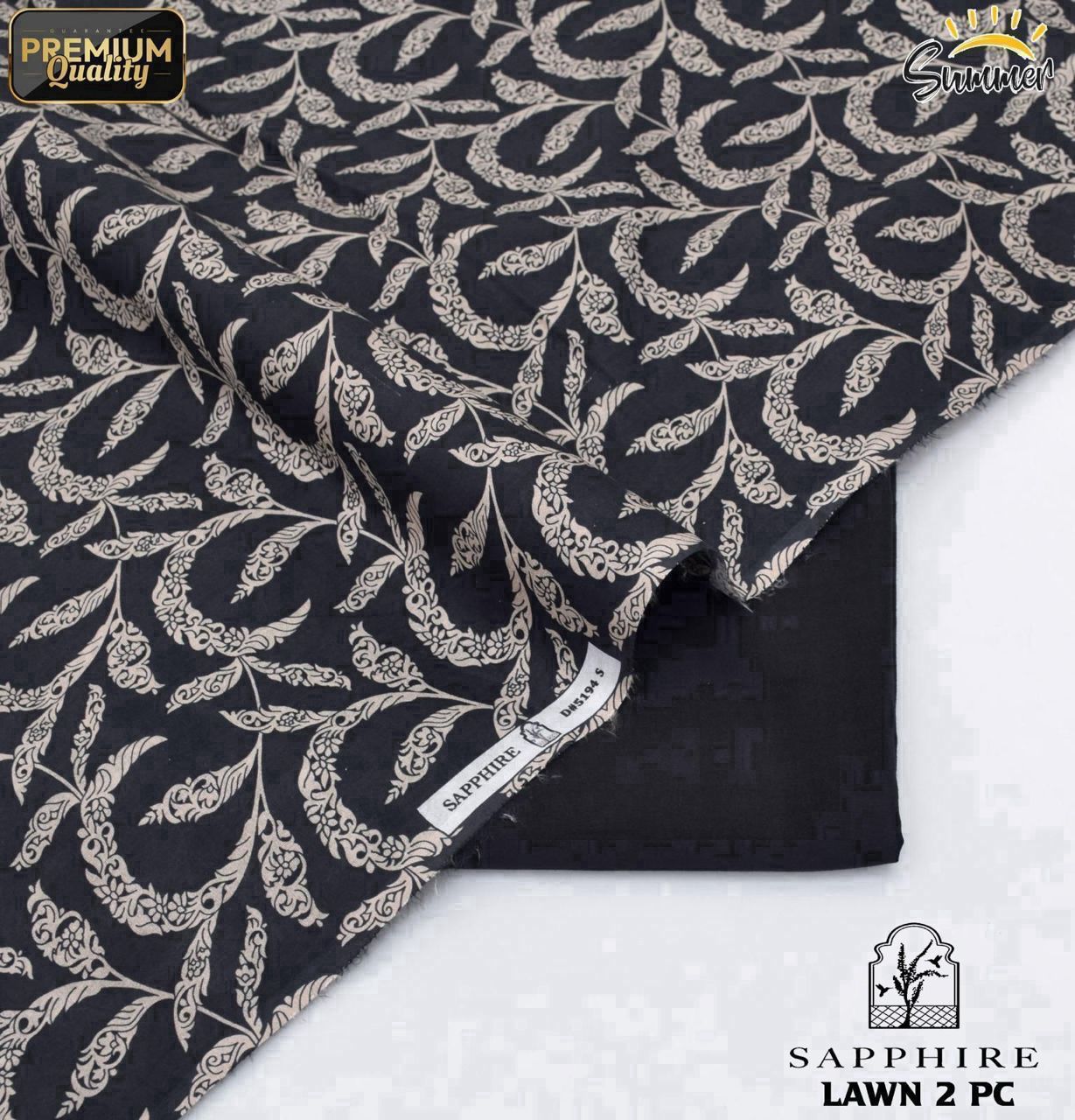 Summer Glow 2PC Digital Lawn Collection 2025