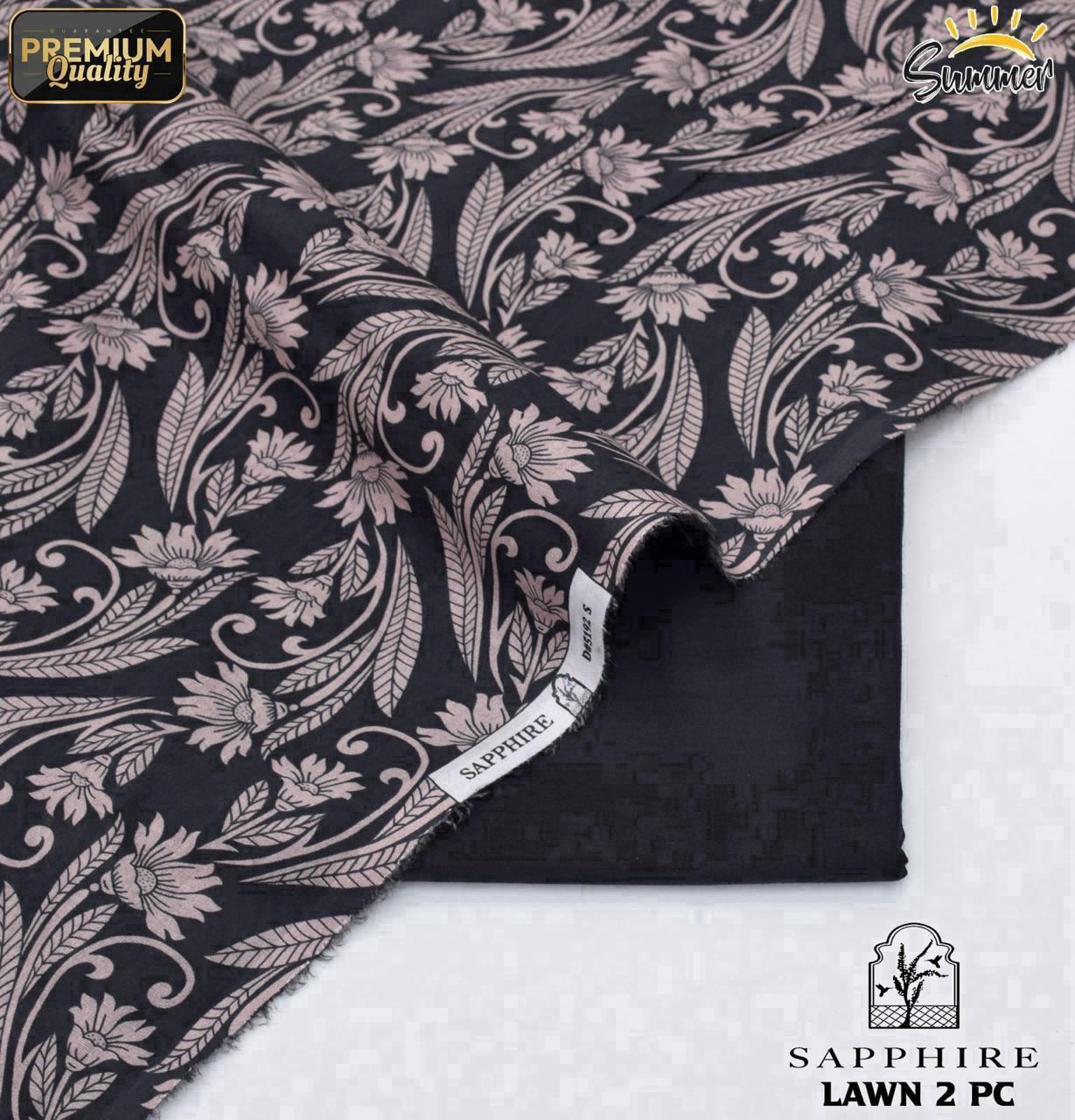 Summer Glow 2PC Digital Lawn Collection 2025