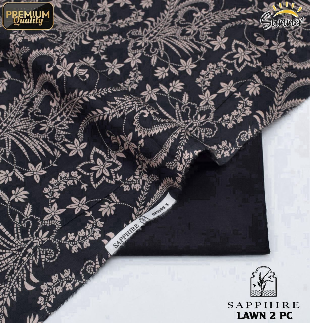 Summer Glow 2PC Digital Lawn Collection 2025