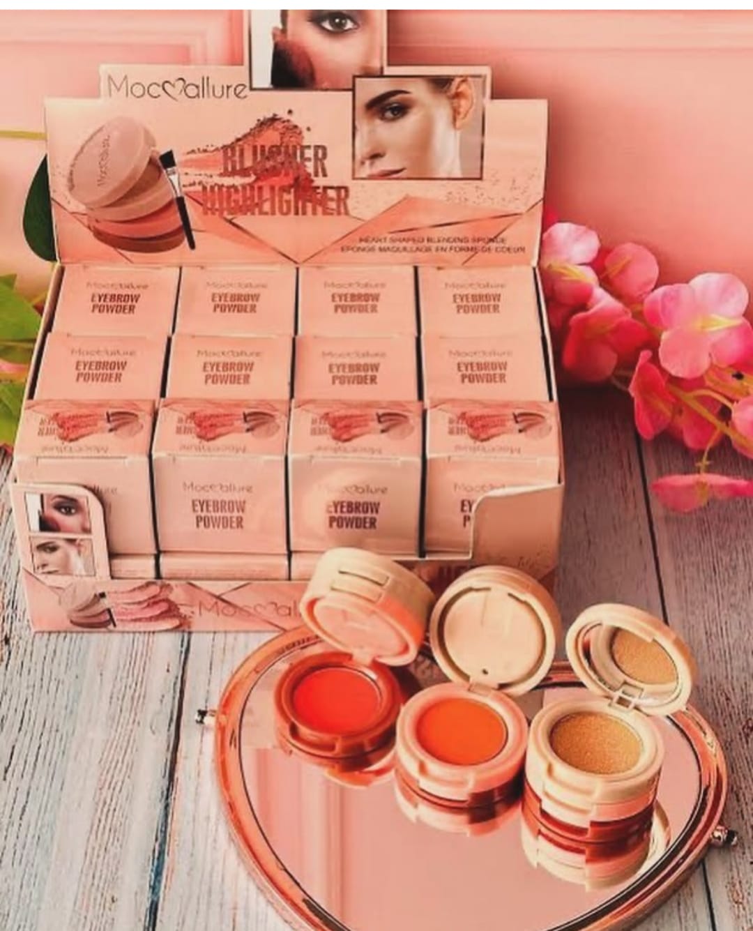 3-in-1 Highlights & Blush Palette