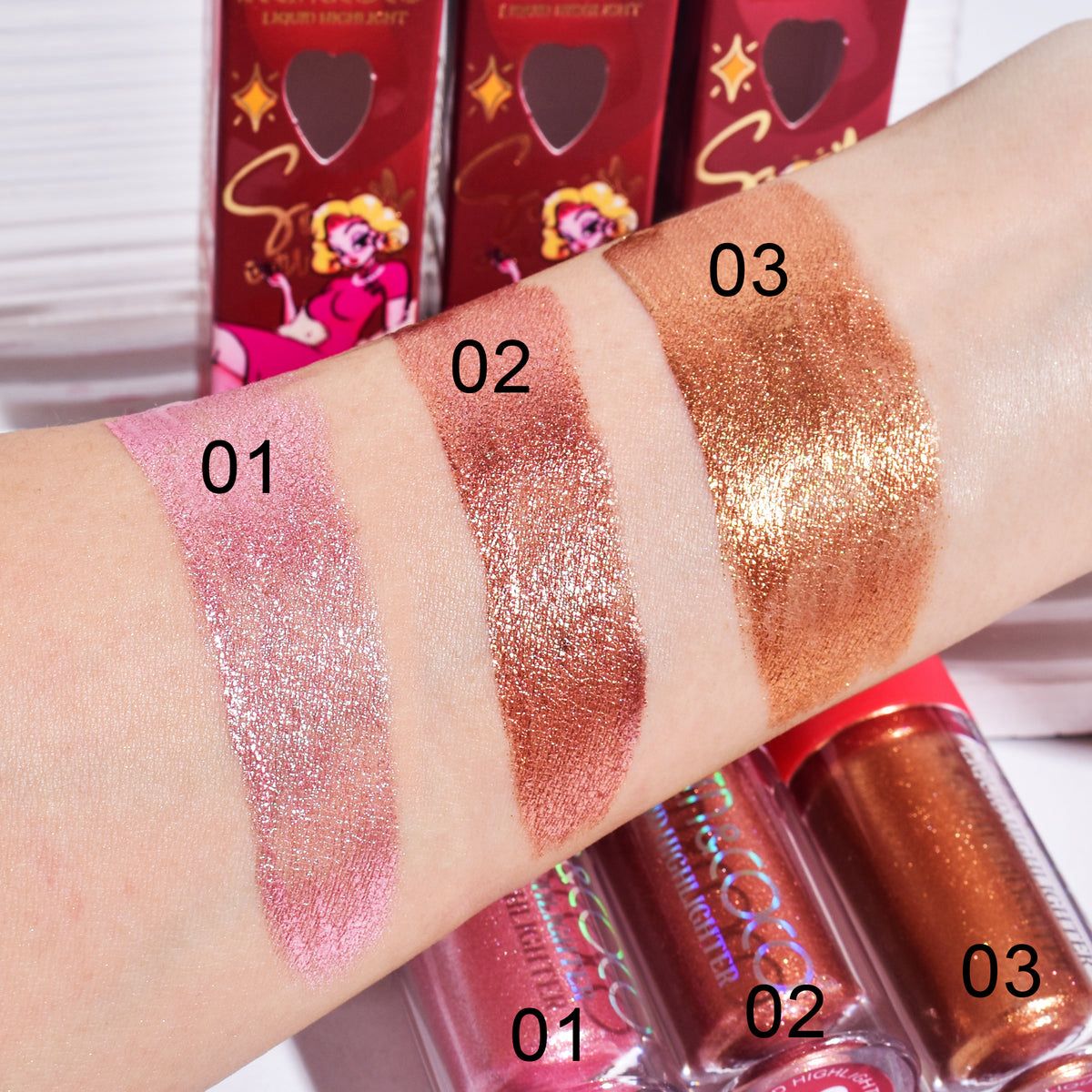 3-Color Liquid Highlighter Set – Pack of 3