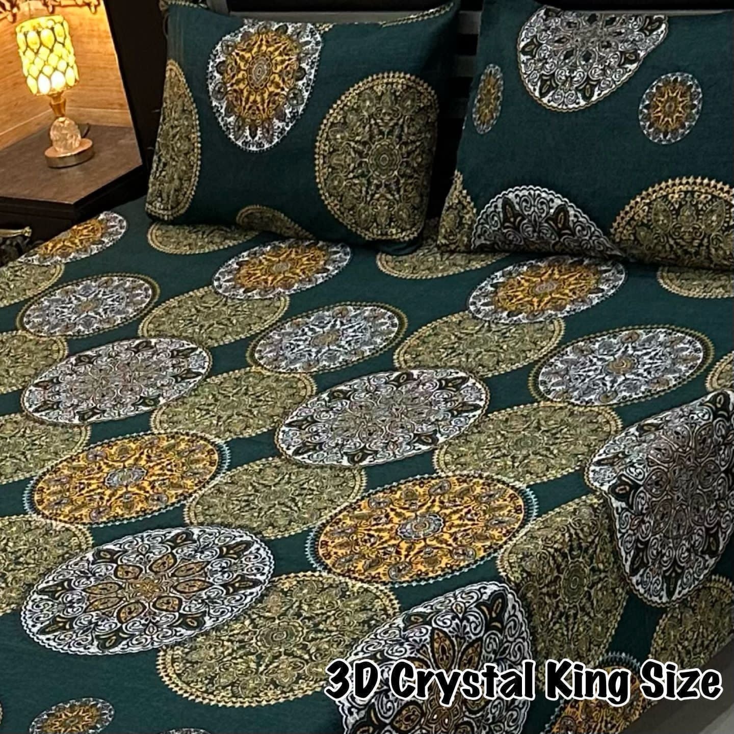 Crystal Premium King Size Bedsheet – New Arrival