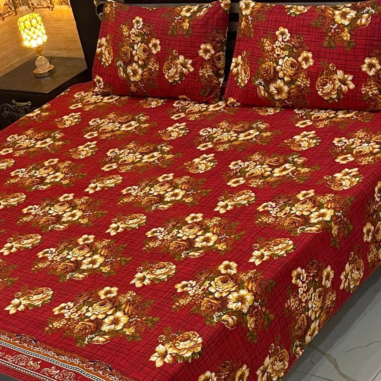 Crystal Premium King Size Bedsheet – New Arrival
