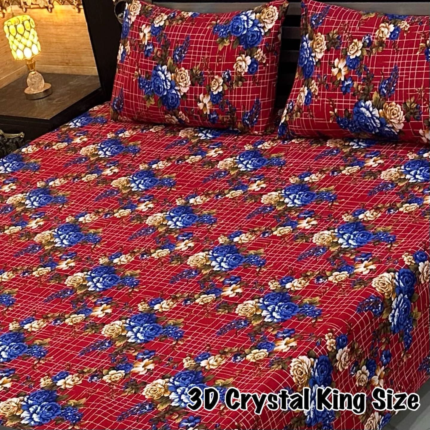 Crystal Premium King Size Bedsheet – New Arrival