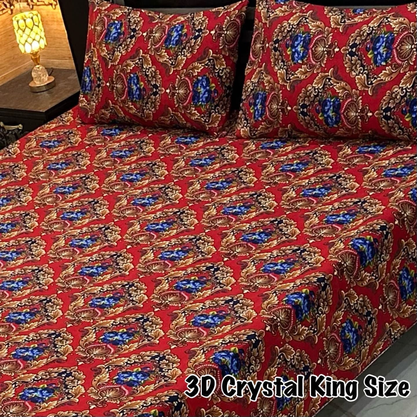 Crystal Premium King Size Bedsheet – New Arrival
