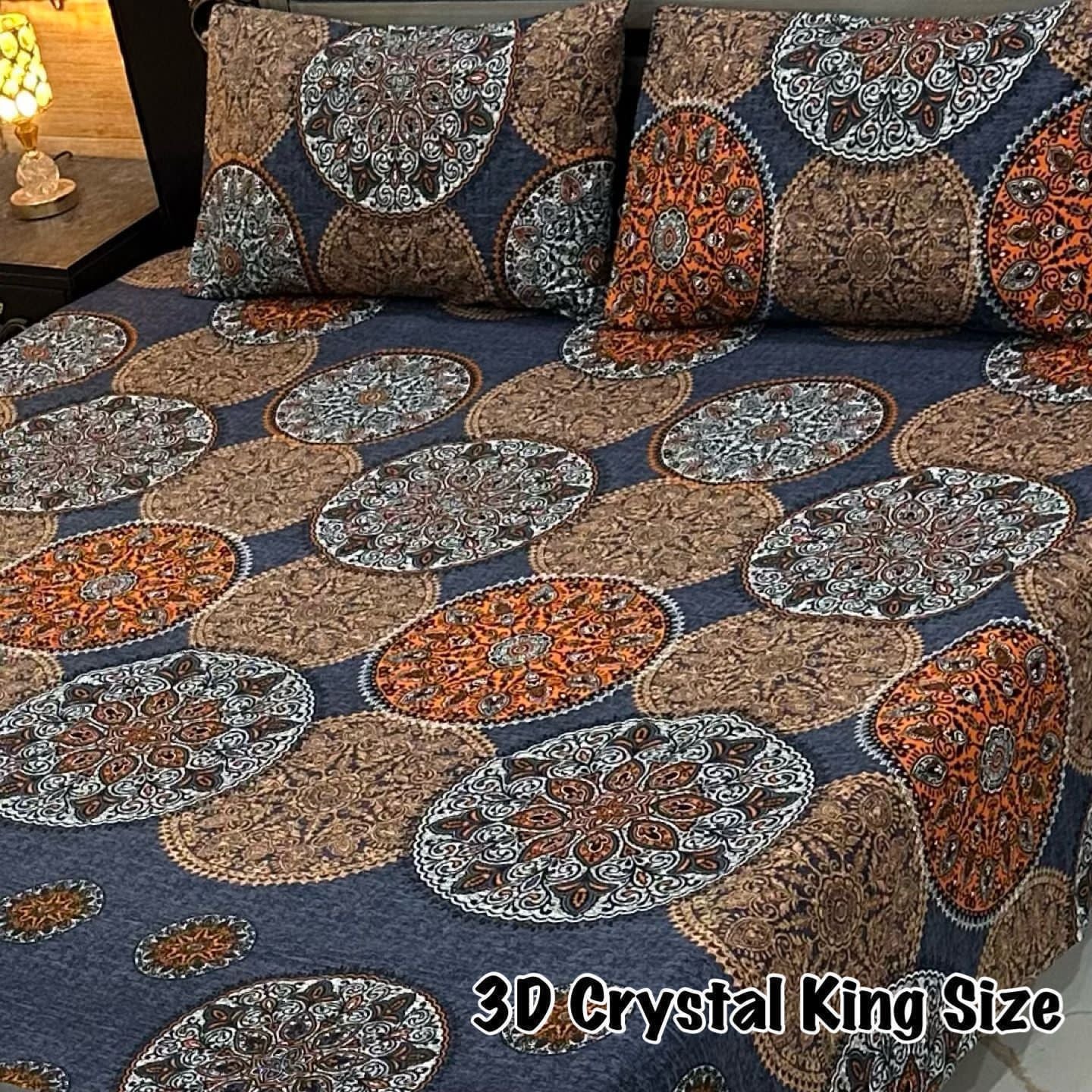Crystal Premium King Size Bedsheet – New Arrival