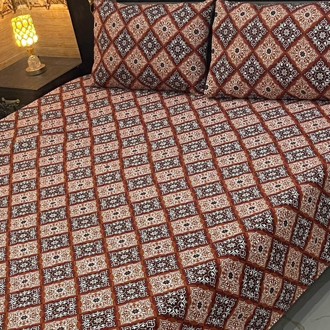 Crystal Premium King Size Bedsheet – New Arrival