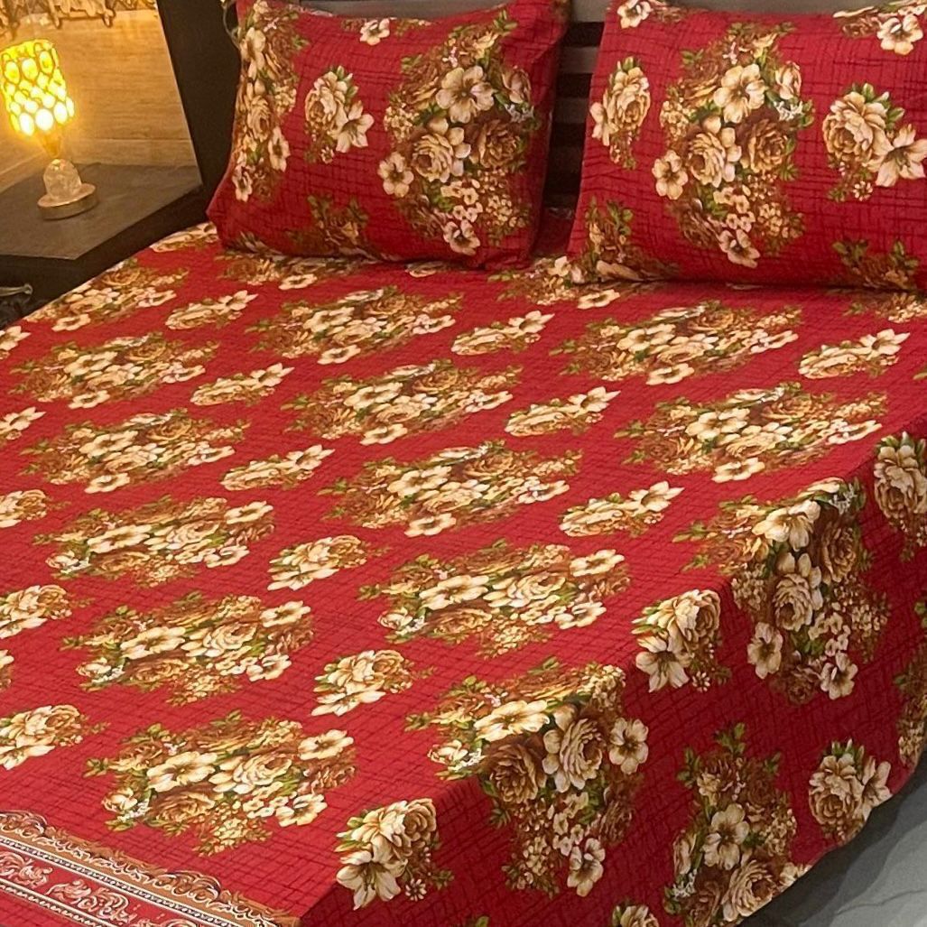 Crystal Premium King Size Bedsheet – New Arrival