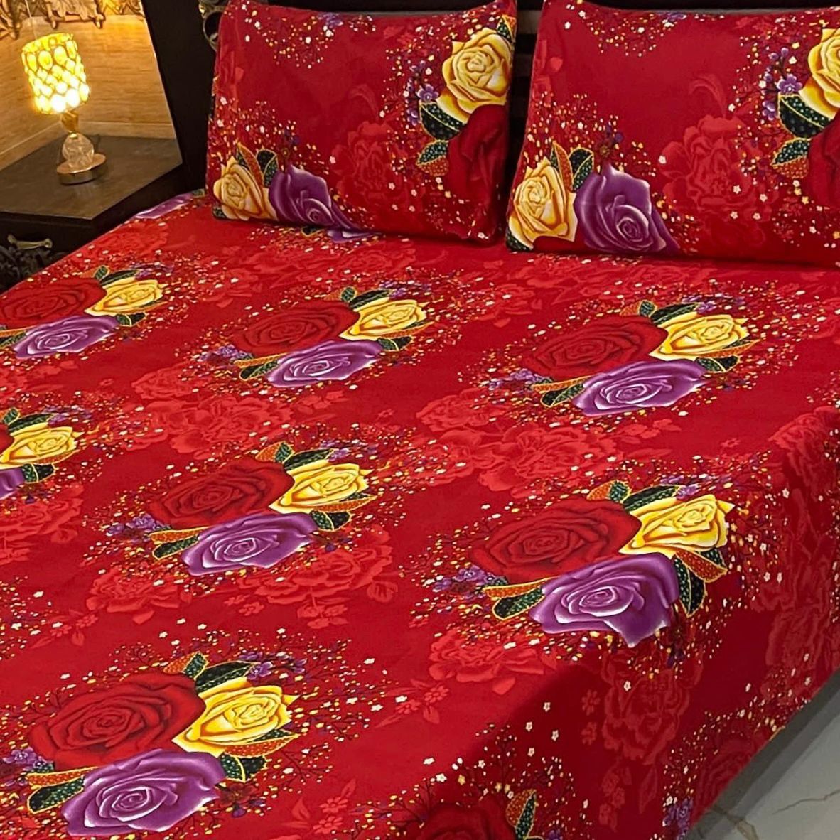 Crystal Premium King Size Bedsheet – New Arrival