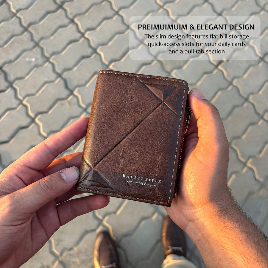 Classic Booklet Wallet with Cardholder – Spacious & Stylish
