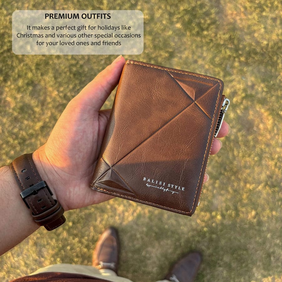 Classic Booklet Wallet with Cardholder – Spacious & Stylish