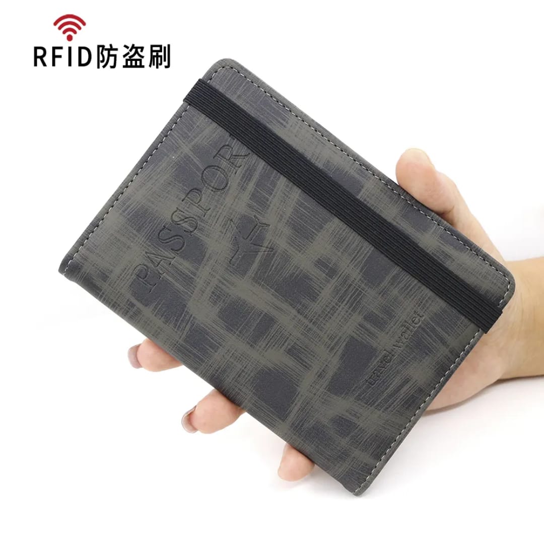 Premium Passport Twin Wallet for Men and Women in PC Leather