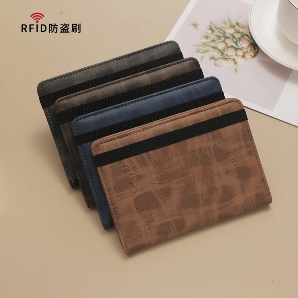 Premium Passport Twin Wallet for Men and Women in PC Leather