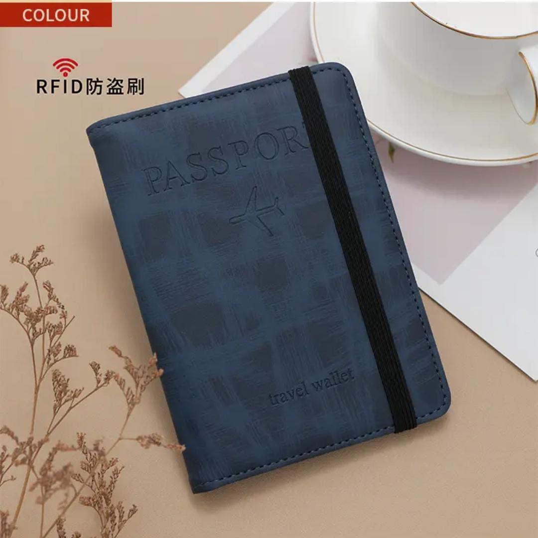 Premium Passport Twin Wallet for Men and Women in PC Leather
