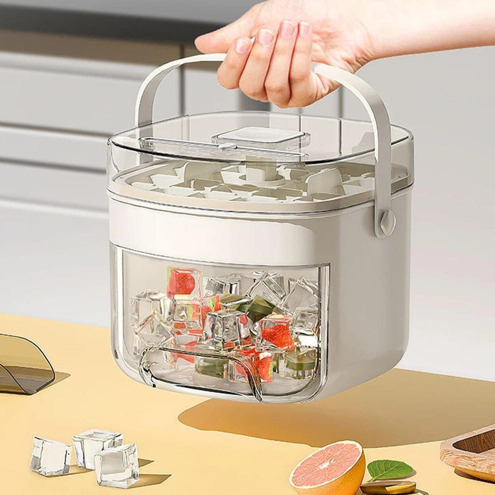 Reusable Ice Tray with Lid and Handle for Easy Release in Pakistan